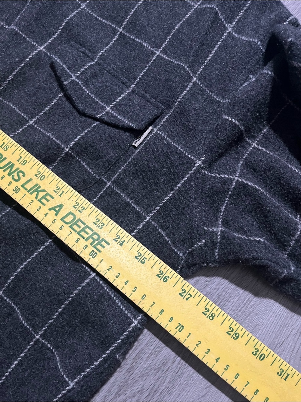 90s Stussy vintage full zip shirt jacket men’s size XL made in USA plaid Wool - Picture 9 of 13